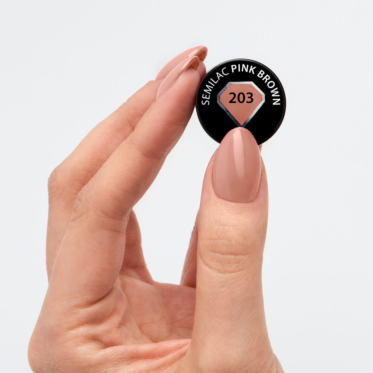 Semilac 203 Pink Brown UV Gel Polish 7ml - Semilac UK