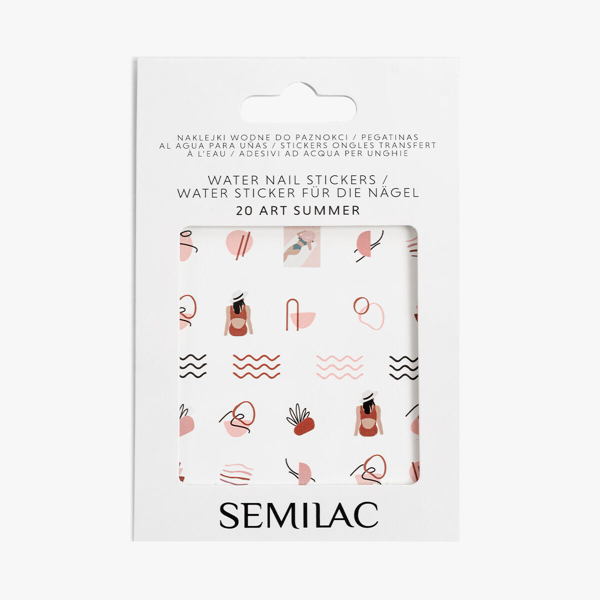 Semilac Water Nail Stickers Art Summer 20 - Semilac UK