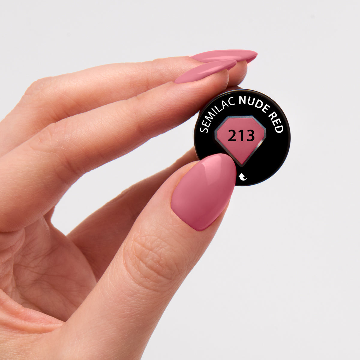 Semilac 213 Nude Red UV Gel Polish 7ml - Semilac UK