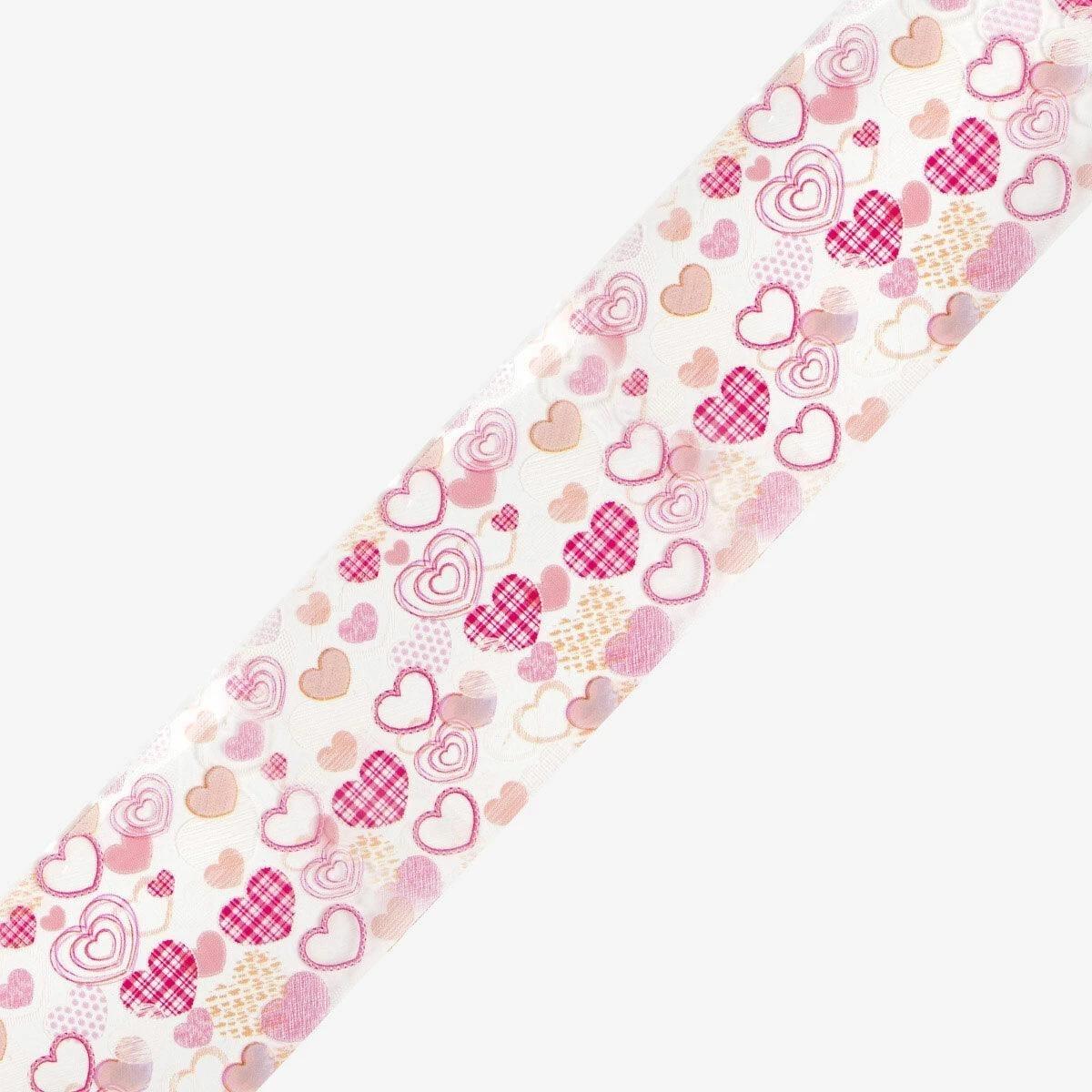 Semilac Nail Transfer Foil Pink Heart 26 - Semilac UK