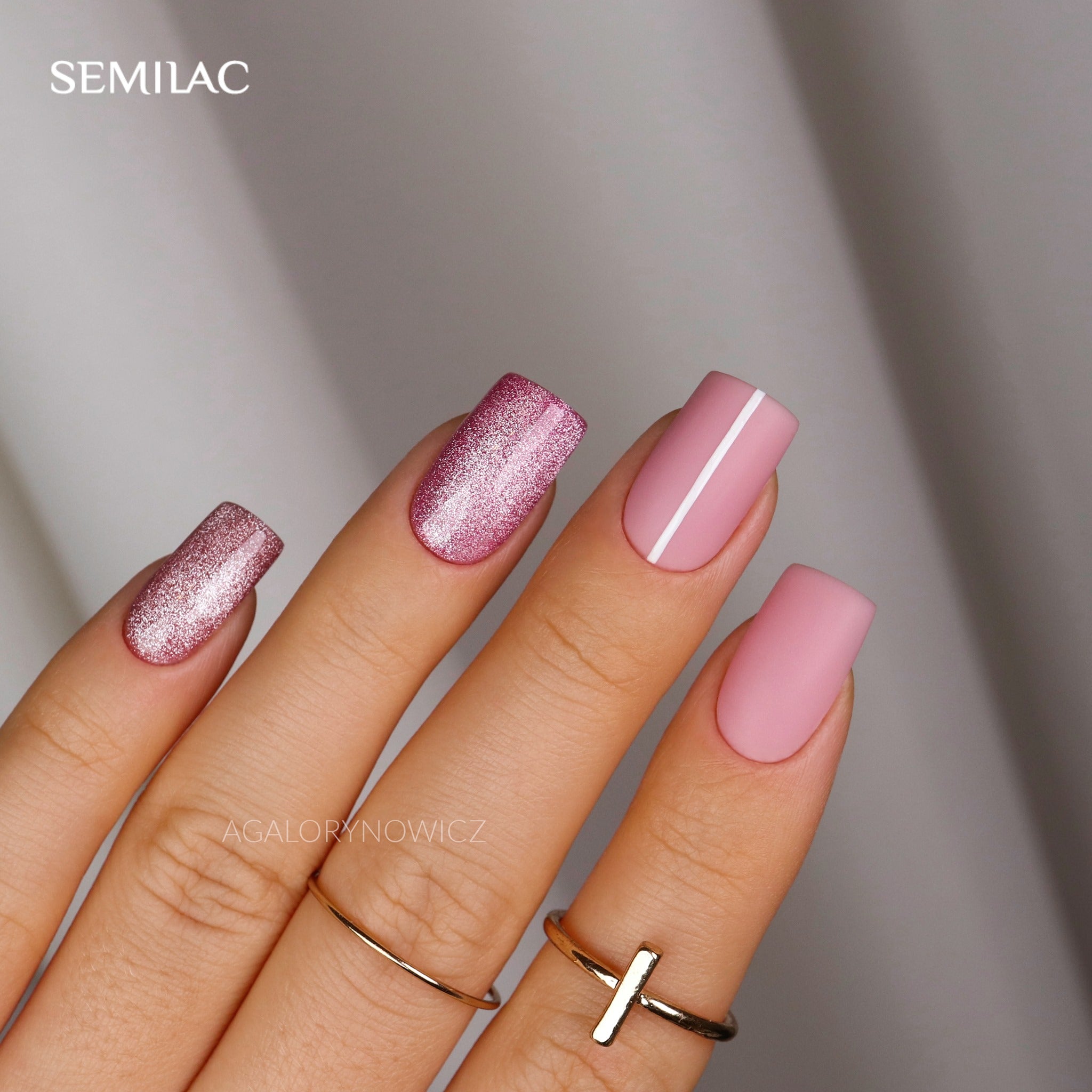 Semilac Cat Eye 331 Blink Pink UV Gel Polish 7 ml - Semilac UK