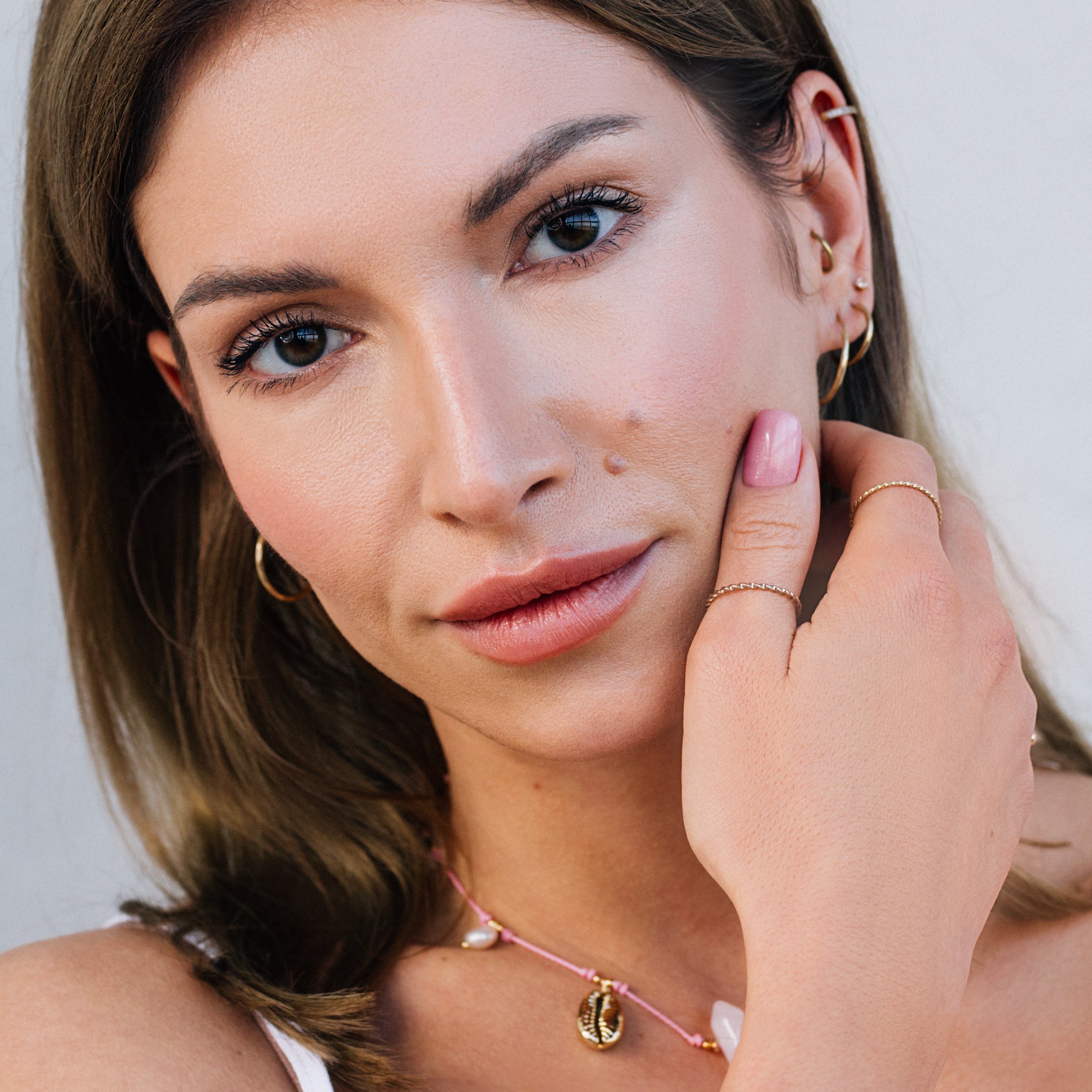 Semilac 376 Shimmer Stone Pink Diamond UV Gel Polish 7ml - Semilac UK