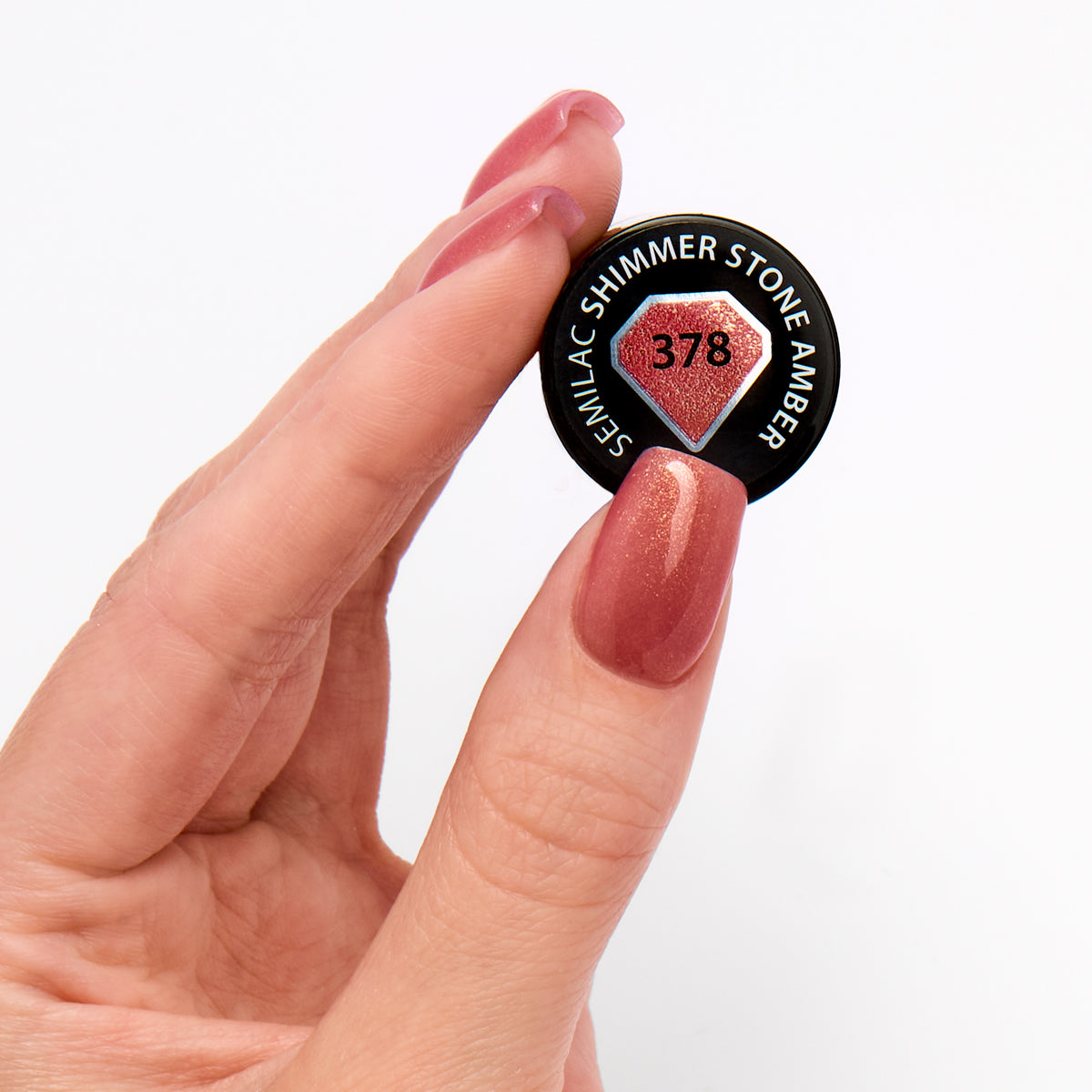 Semilac 378 Shimmer Stone Amber UV Gel Polish 7ml - Semilac UK