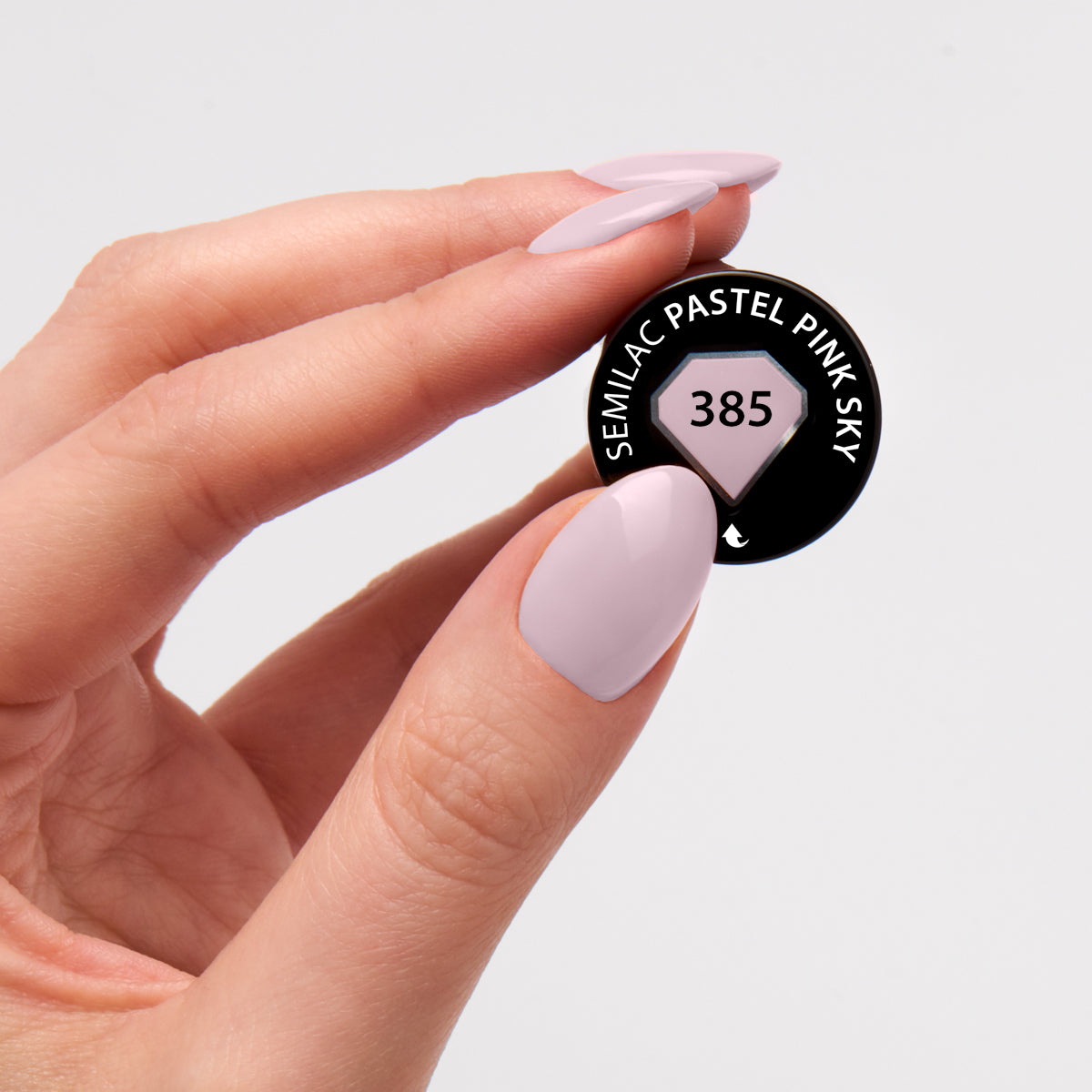 Semilac 385 Pastel Pink Sky UV Gel Polish 7ml - Semilac UK