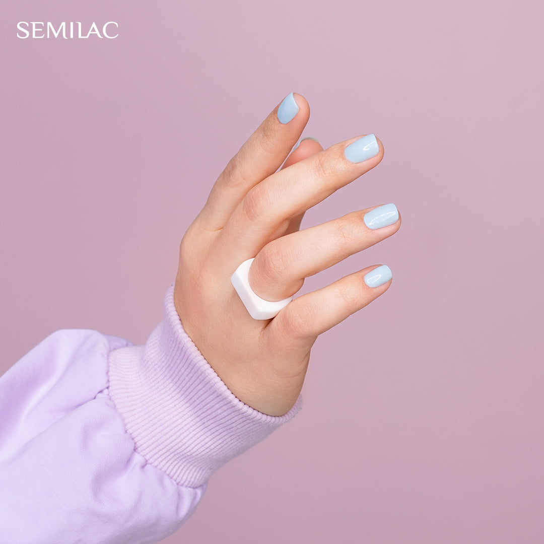 Semilac 386 Blue Cloud UV Gel Polish 7ml - Semilac UK