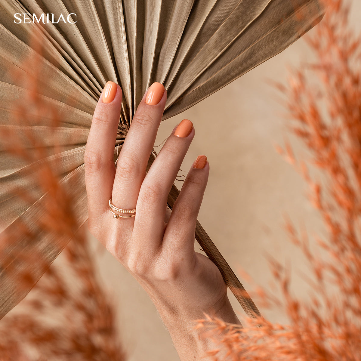 Semilac 416 Golden Hour Orange UV Gel Polish 7ml - Semilac UK