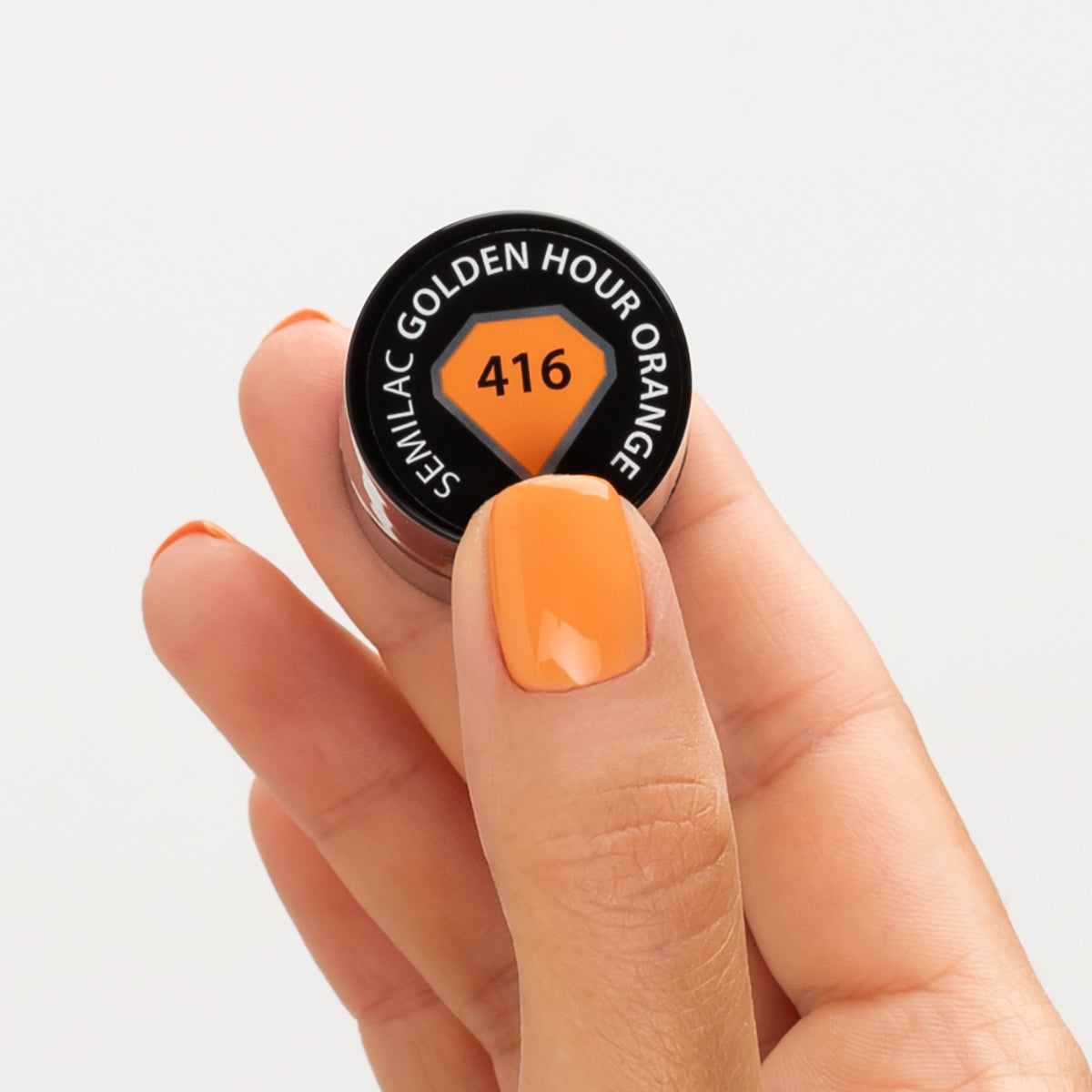 Semilac 416 Golden Hour Orange UV Gel Polish 7ml - Semilac UK