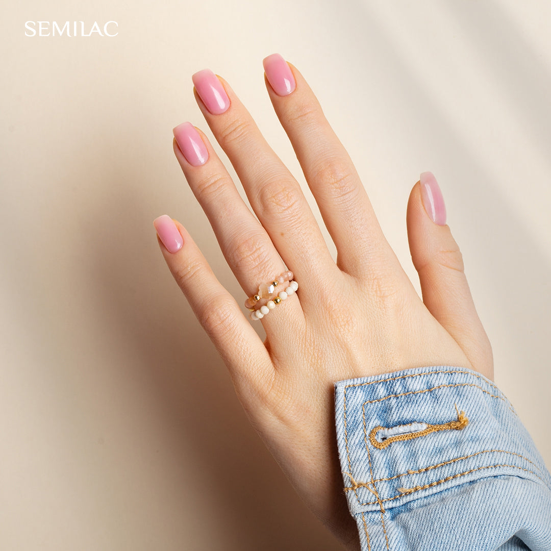 Semilac 581 Delicate Coral UV Gel Polish 7ml - Semilac UK