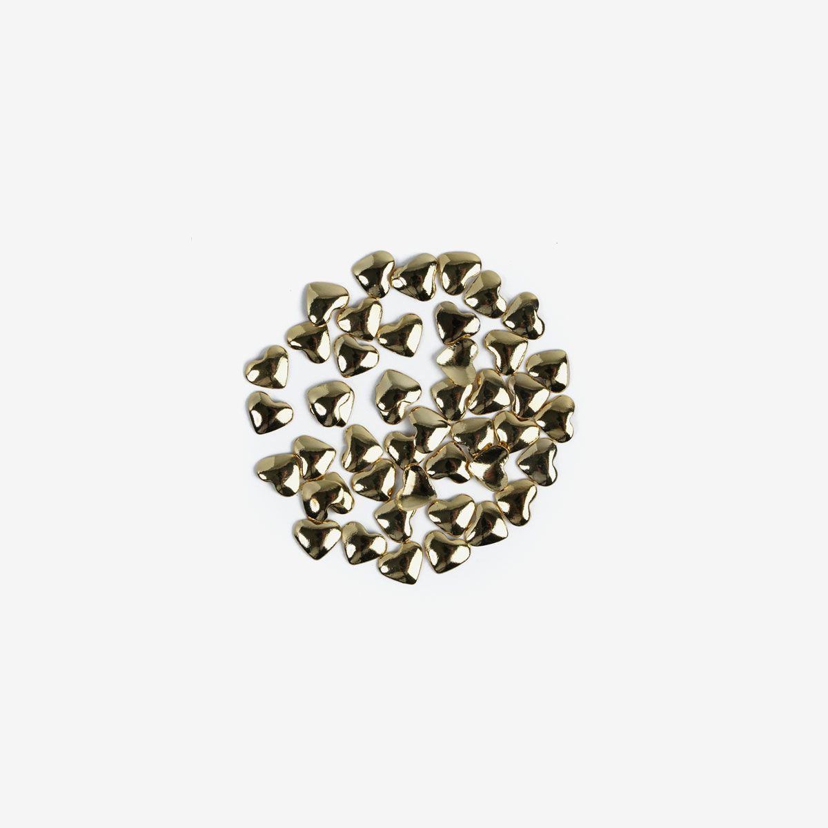 Semilac Decoration Gold Heart 758 - Semilac Shop