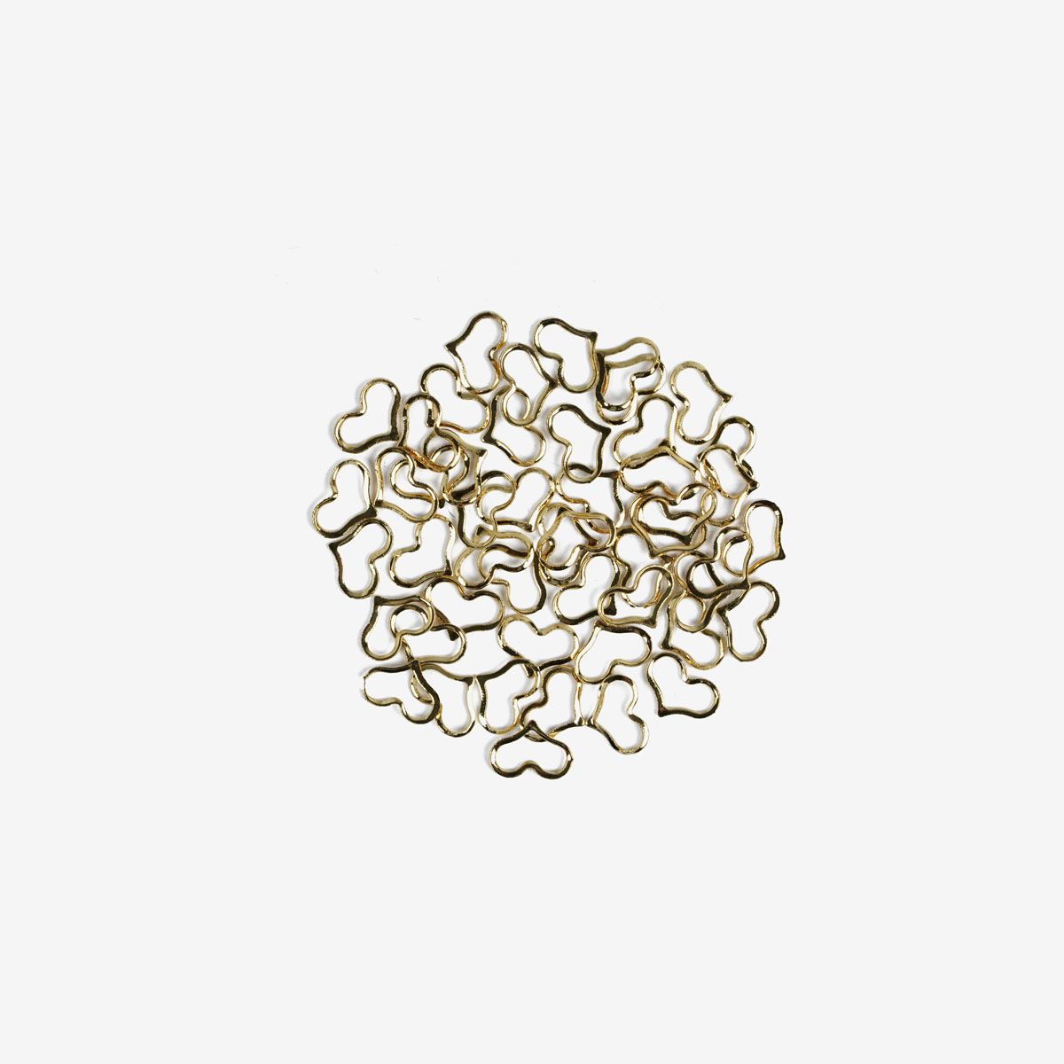 Semilac Decoration Gold Heart Frame 776 - Semilac Shop