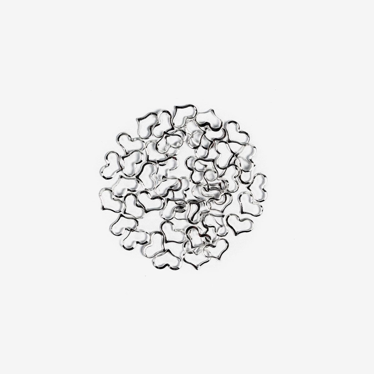 Semilac Decoration Silver Heart Frame 777 - Semilac Shop