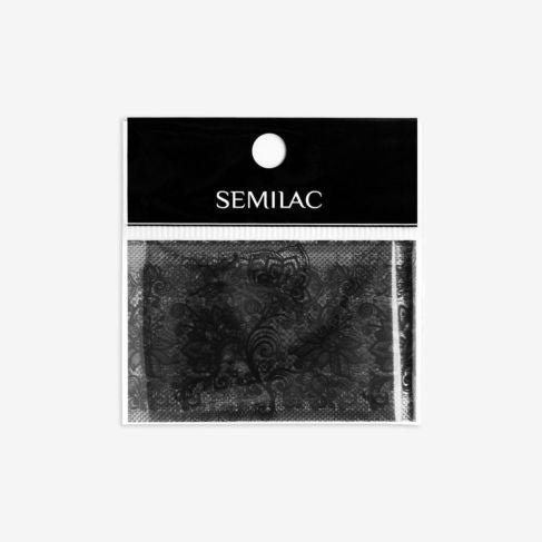 Semilac Nail Transfer Foil Black Lace 06 - Semilac Shop