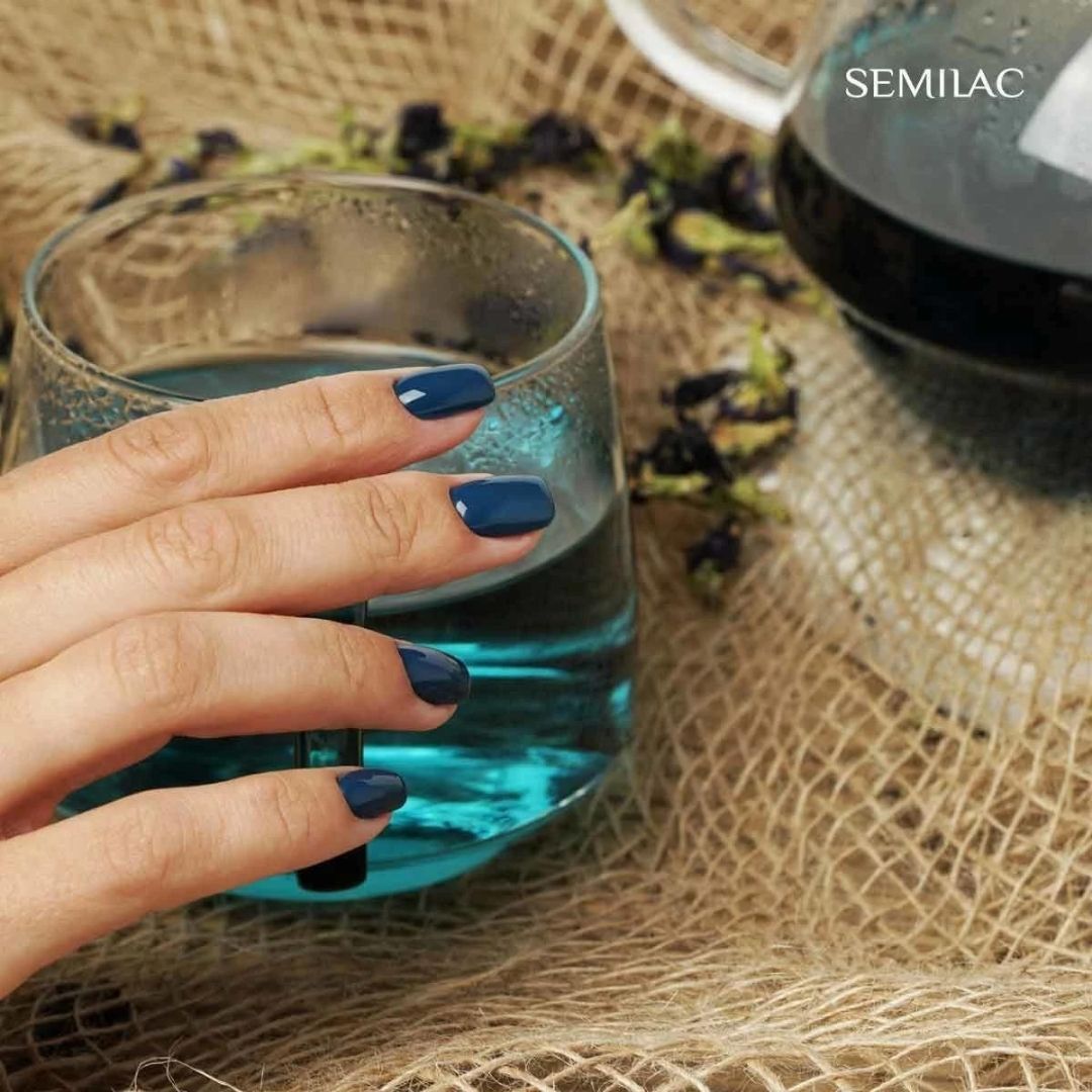 Semilac 406 Blue Tea UV Gel Polish 7ml - Semilac Shop