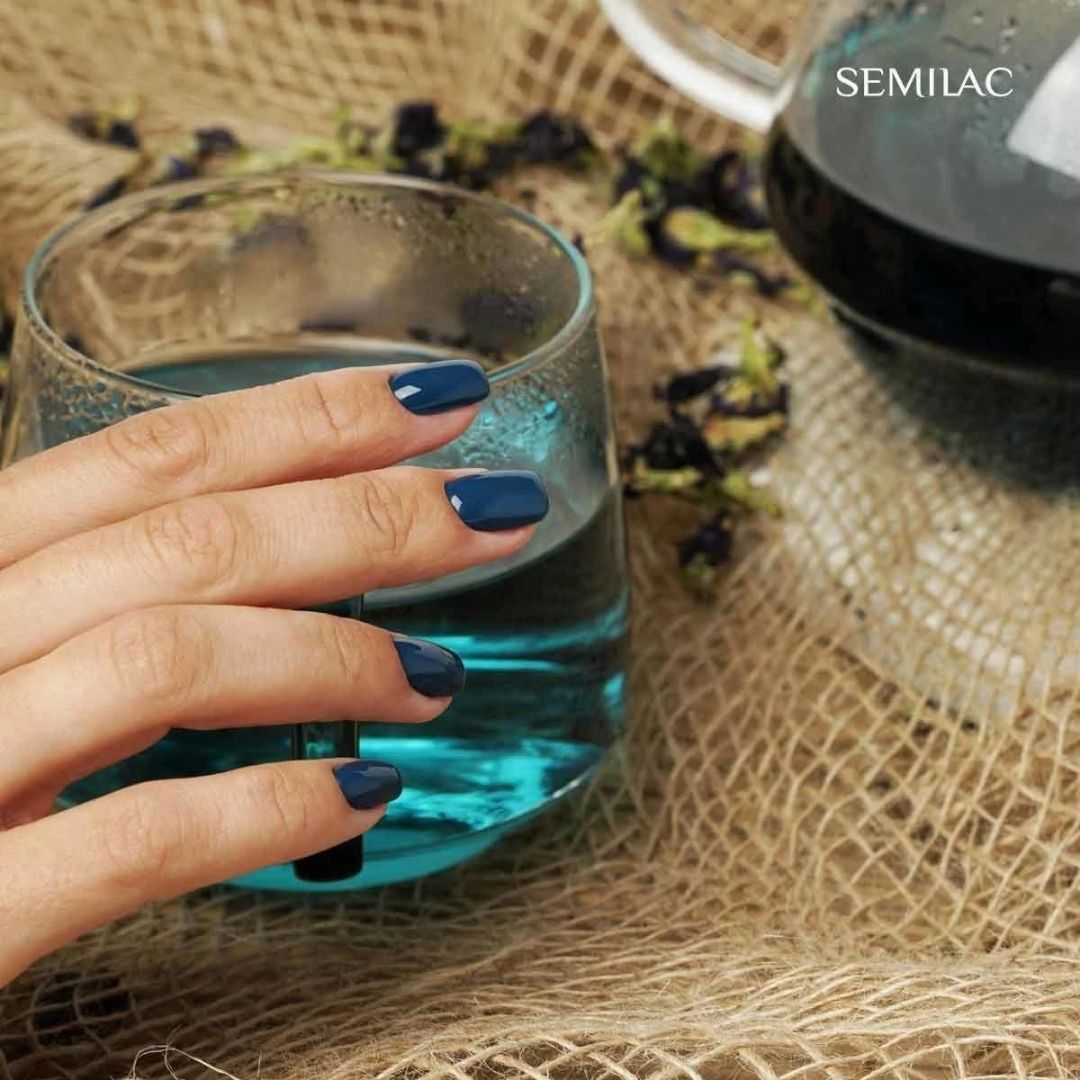 Semilac 406 Blue Tea UV Gel Polish 7ml - Semilac Shop