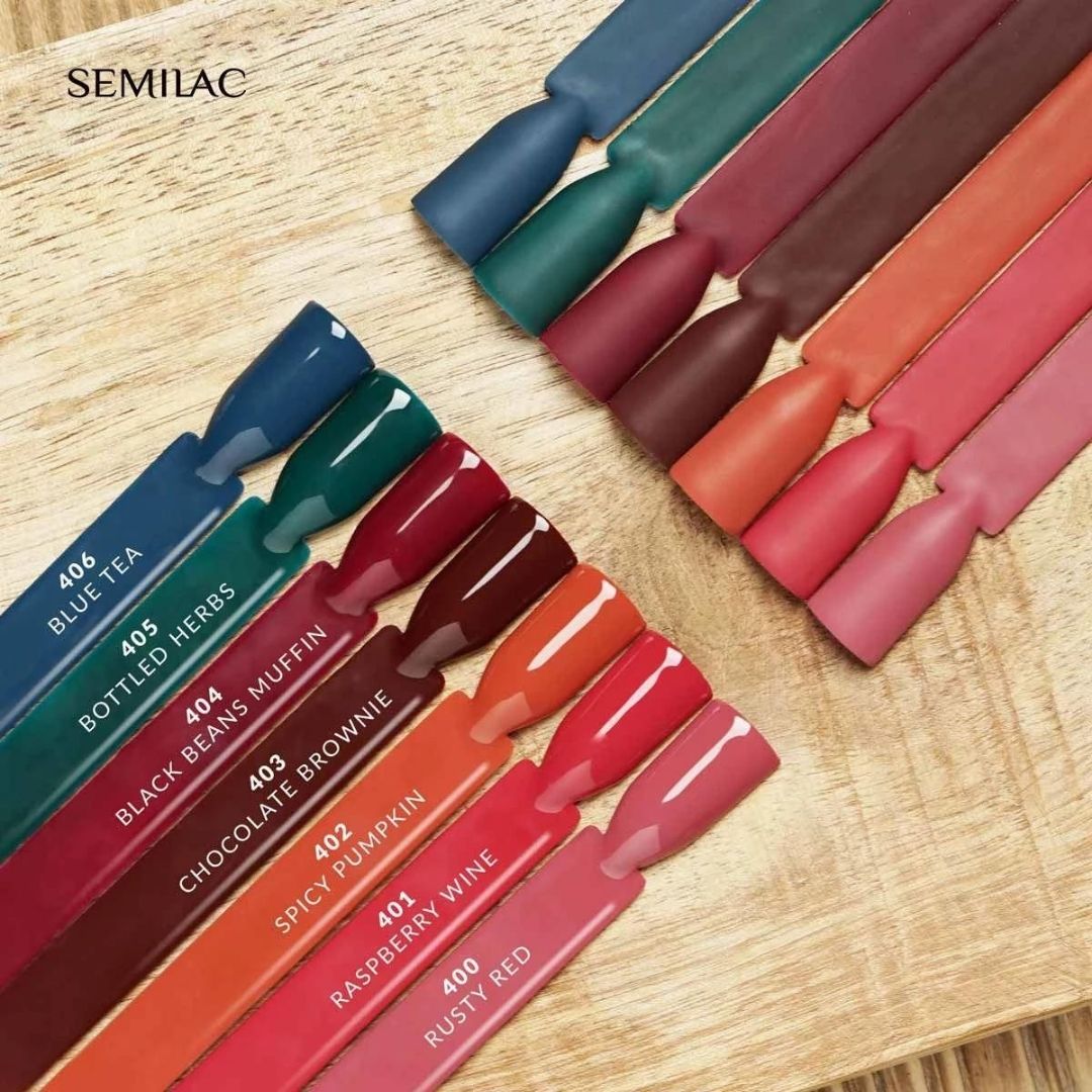 Semilac 404 Black Beans Muffin UV Gel Polish 7ml - Semilac Shop