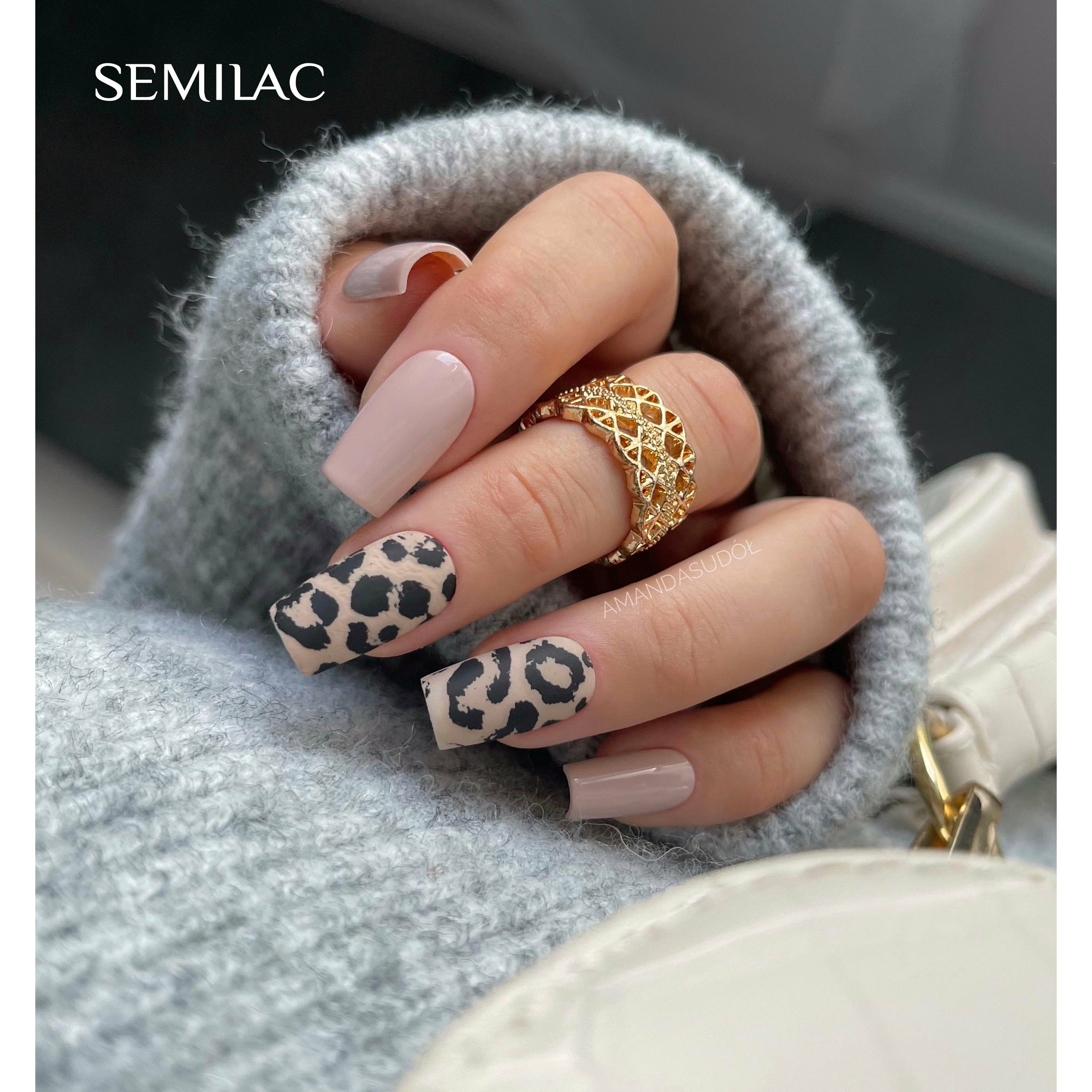 Semilac Nail Transfer Foil Wild Animals 21 - Semilac Shop