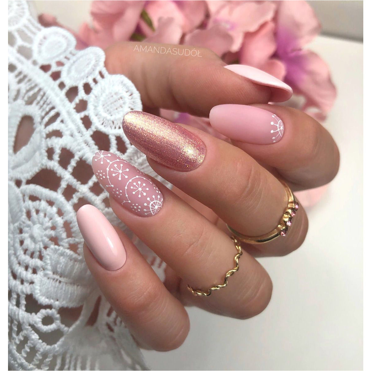 Semilac 574 Bride In Powder Pink UV Gel Polish 7ml - Semilac Shop