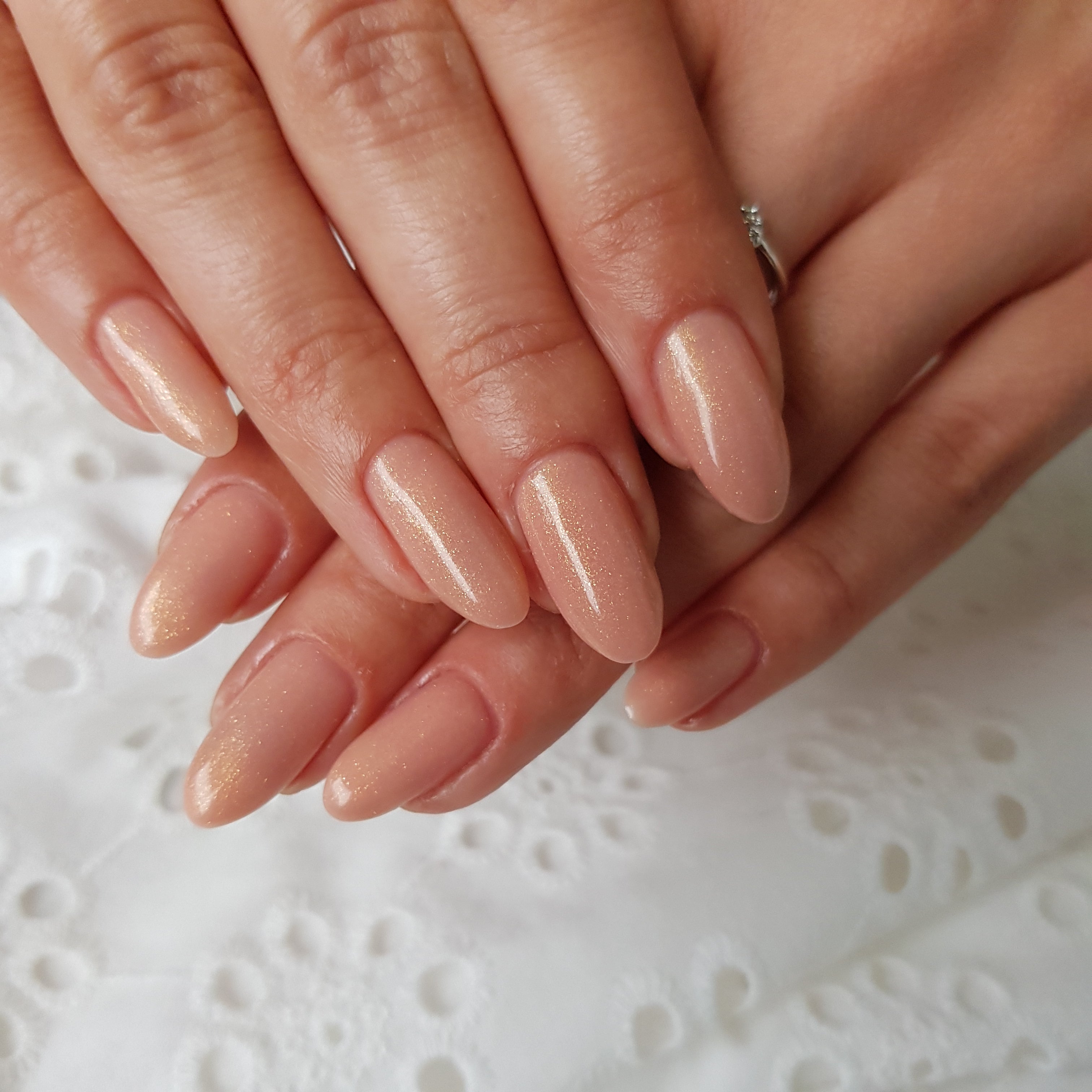 Semilac Extend Base 804 Glitter Soft Beige 5 in 1 UV Gel Polish7 ml - Semilac Shop