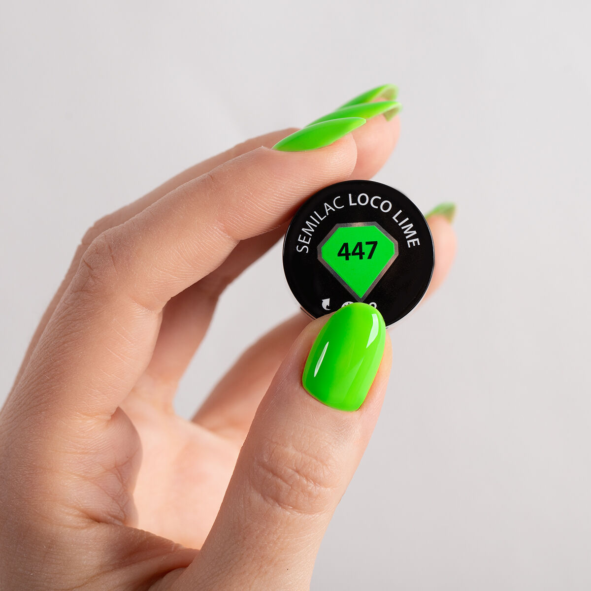 Semilac 447 Loco Lime UV Gel Polish 7ml - Semilac UK