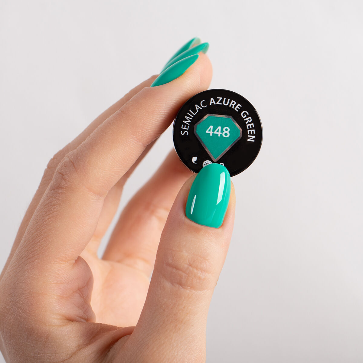 Semilac 448 Azure Green UV Gel Polish 7ml - Semilac UK