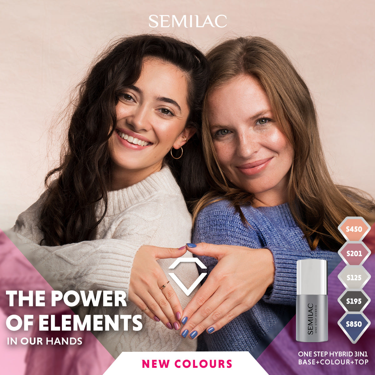 Semilac The Power of Elements Collection - Semilac UK