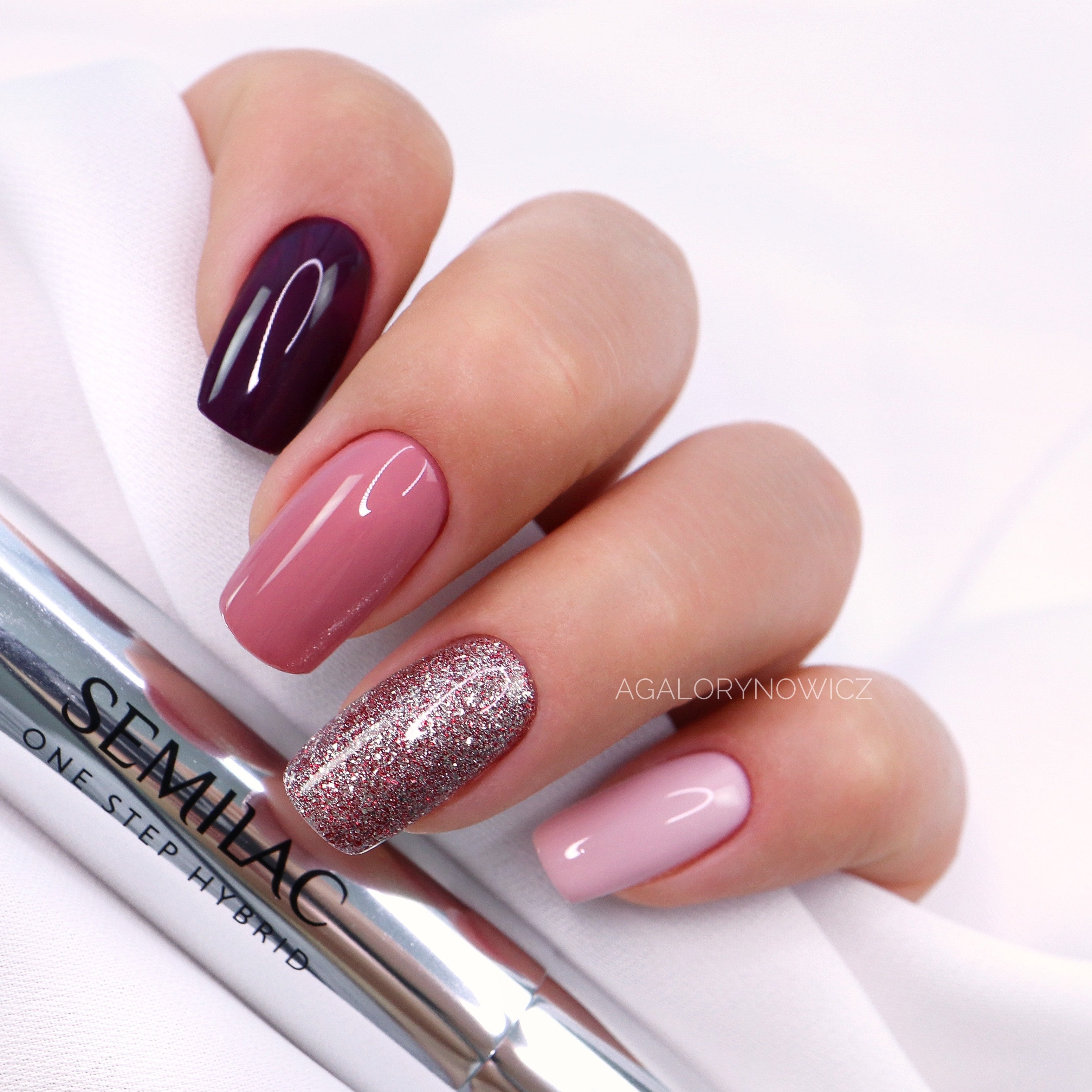 Semilac One Step Gel Polish Bottle 5ml 610 Barely Pink - Semilac UK