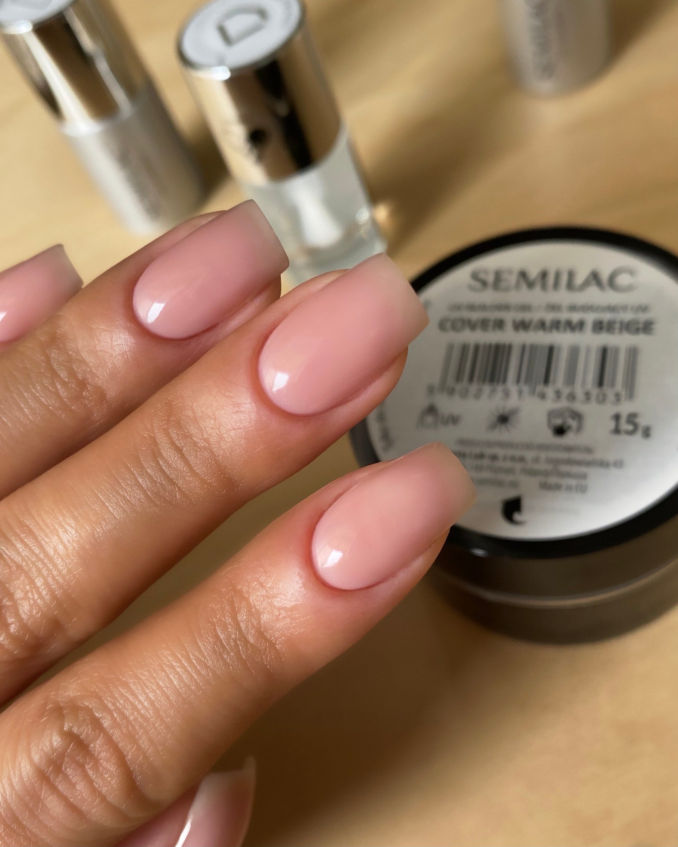 Semilac Builder Gel Cover Warm Beige 15g - Semilac UK