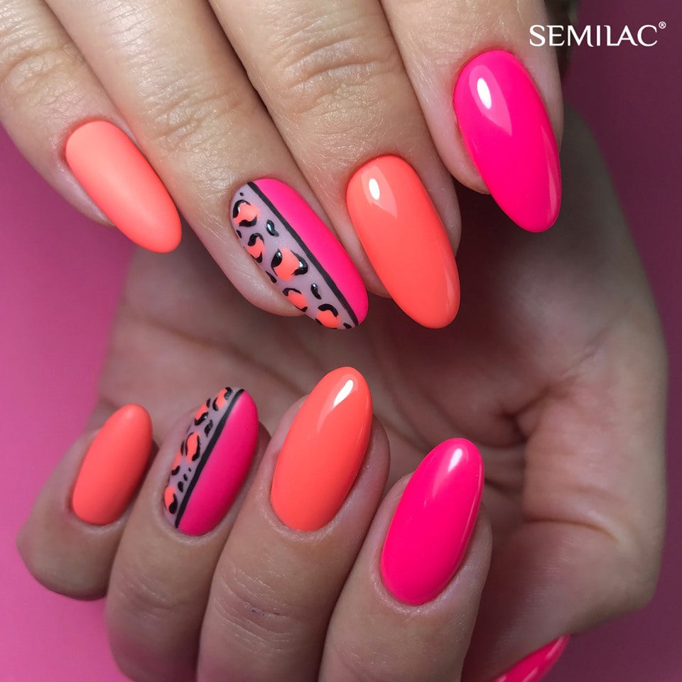 Semilac 132 Orange Lollipop UV Gel Polish 7ml - Semilac Shop