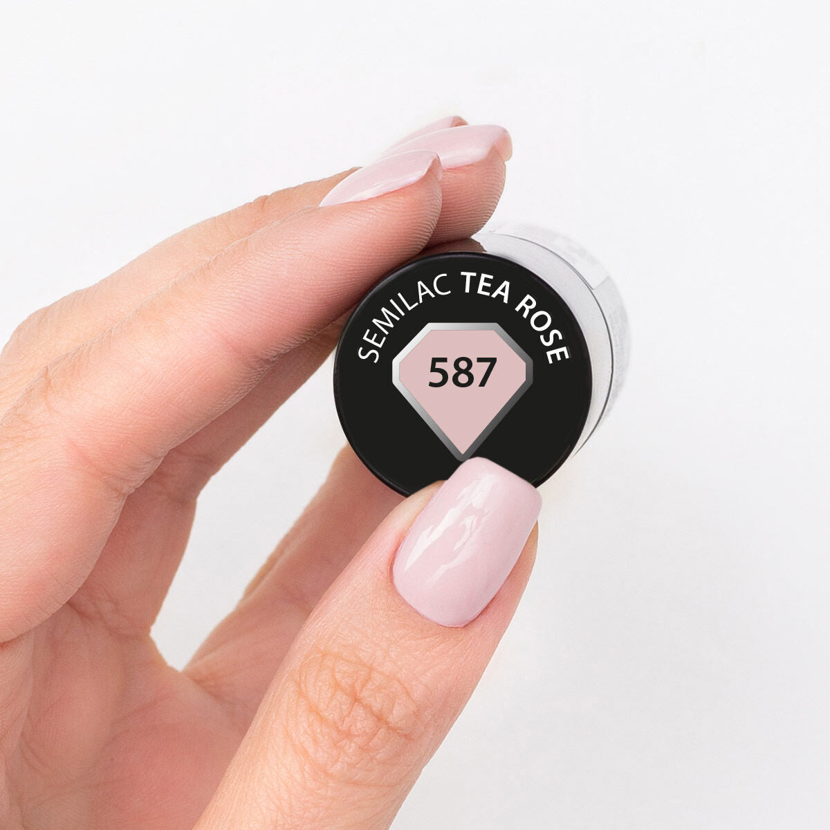 Semilac 587 Tea Rose UV Gel Polish 7ml - Semilac UK