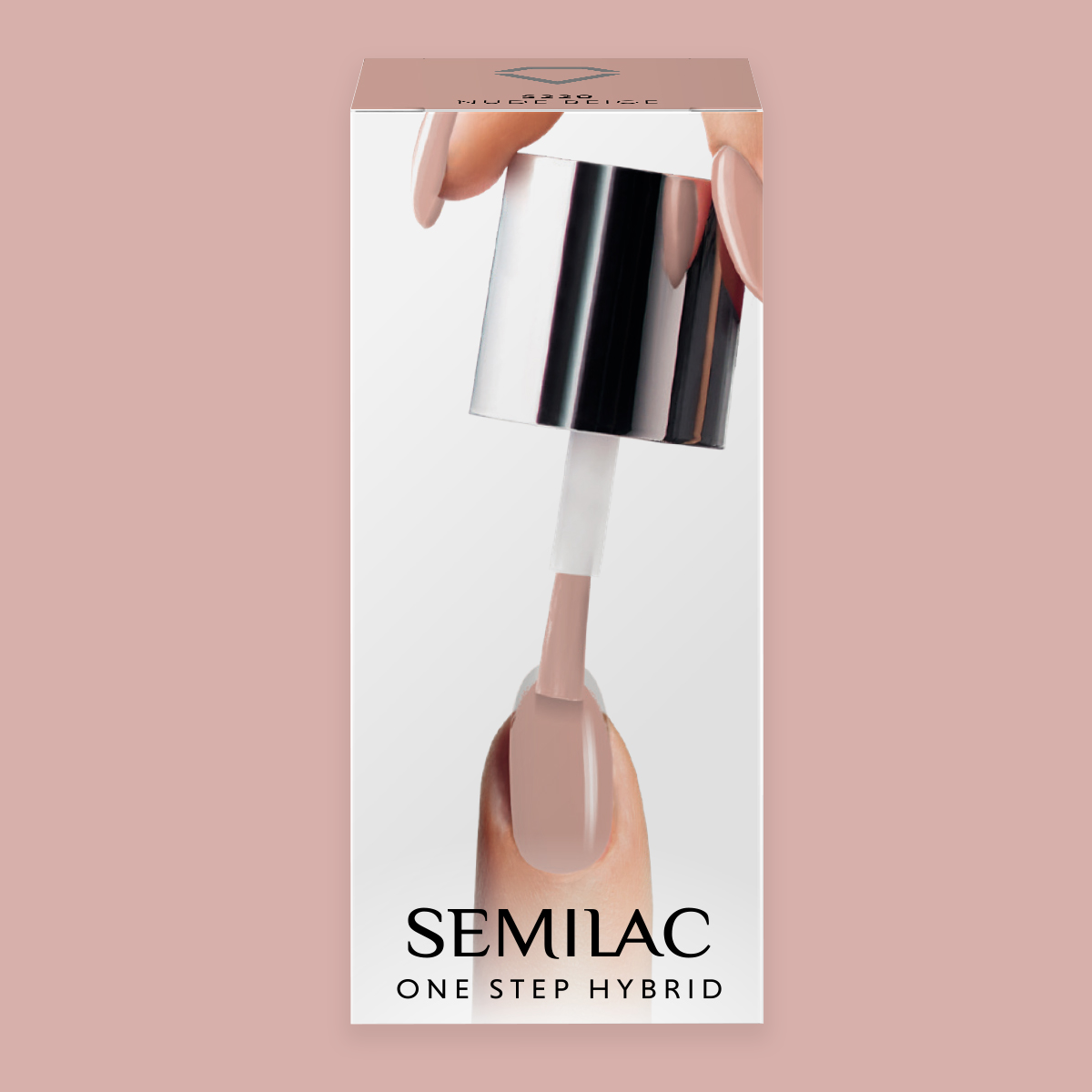 Semilac One Step Gel Polish Bottle 5ml 220 Nude Beige - Semilac Shop