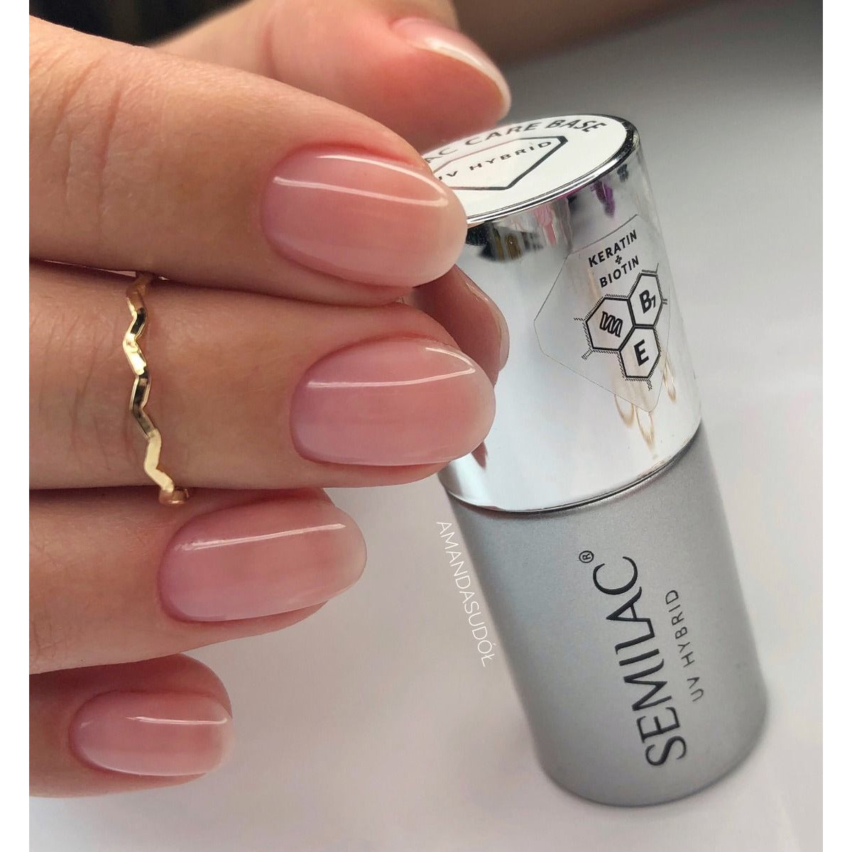 Semilac Care Base Coat UV Gel Polish 7 ml - Semilac Shop