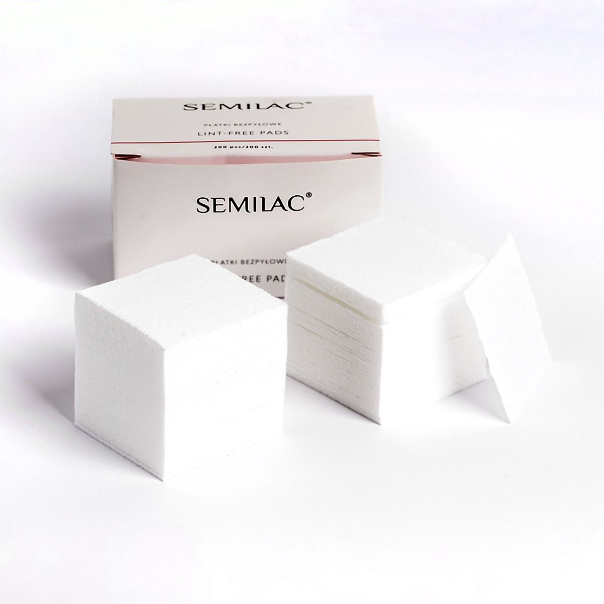Semilac Lint-Free Pads 200 pieces - Semilac Shop