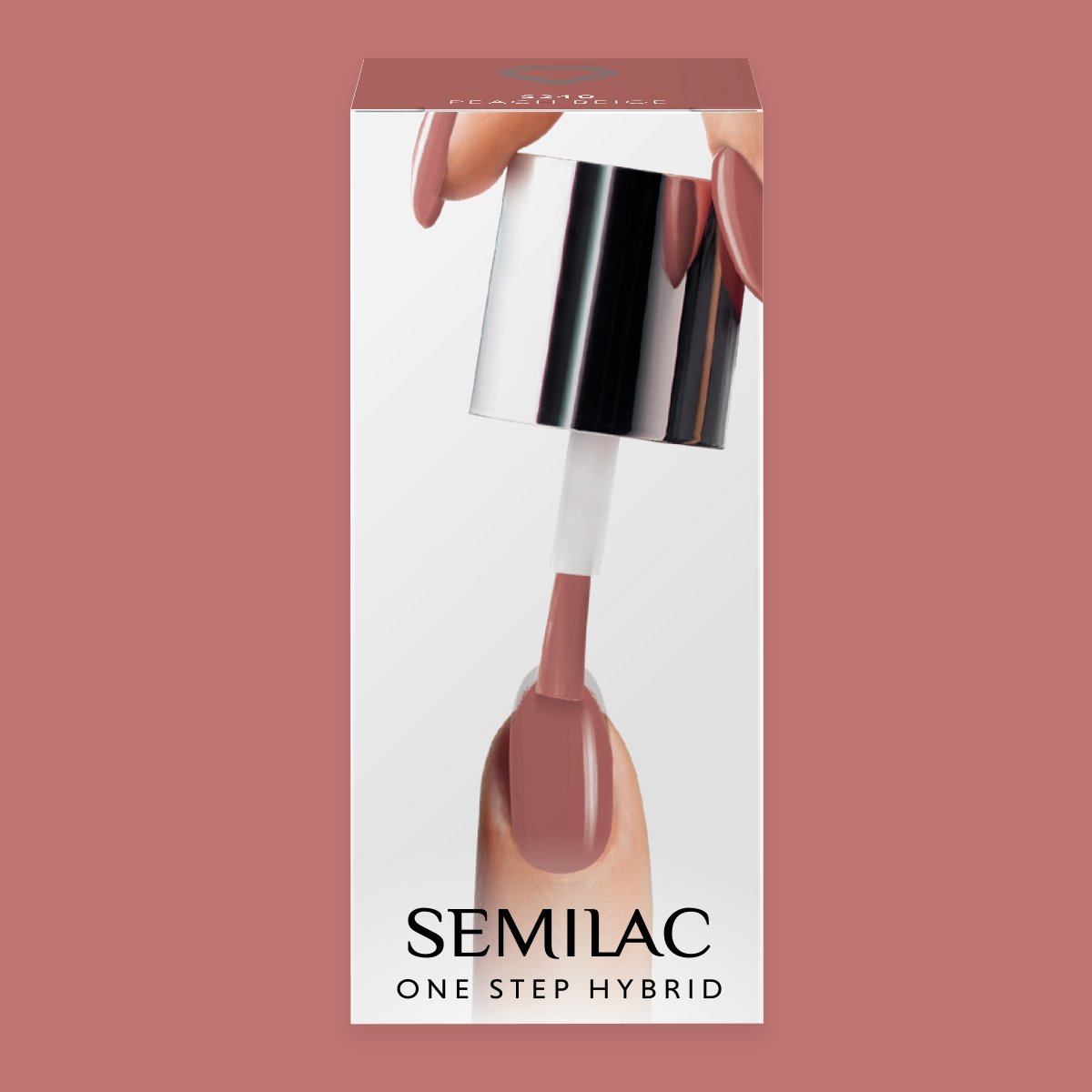 Semilac One Step Gel Polish Bottle 5ml 240 Peach Beige - Semilac Shop