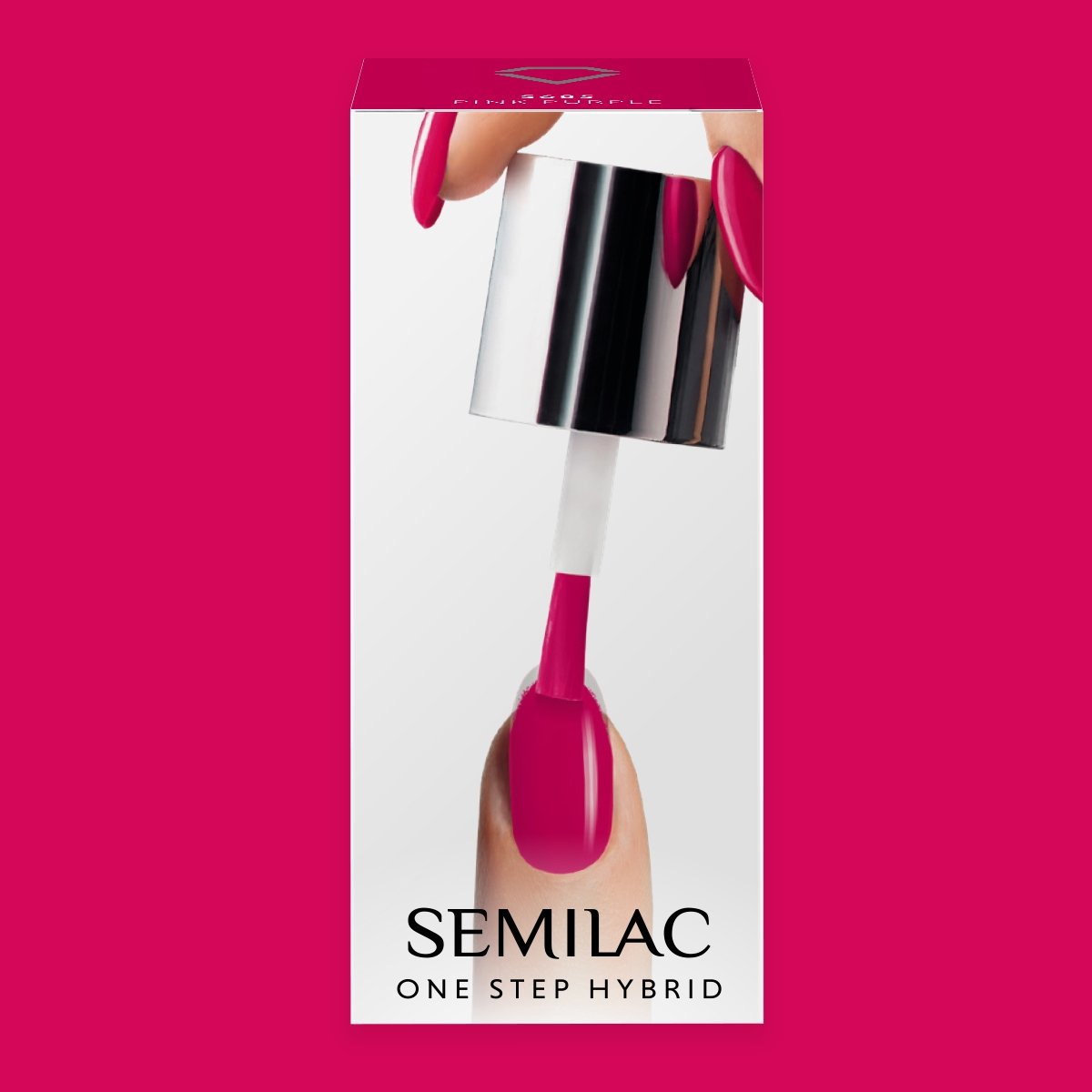 Semilac One Step Gel Polish Bottle 5ml 685 Pink Purple - Semilac Shop