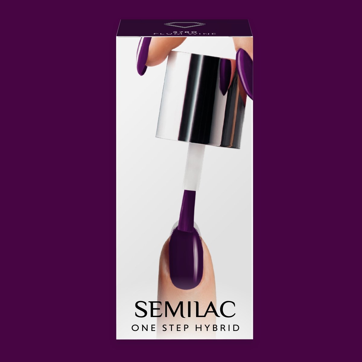 Semilac One Step Gel Polish Bottle 5ml 780 Plum Wine - Semilac Shop