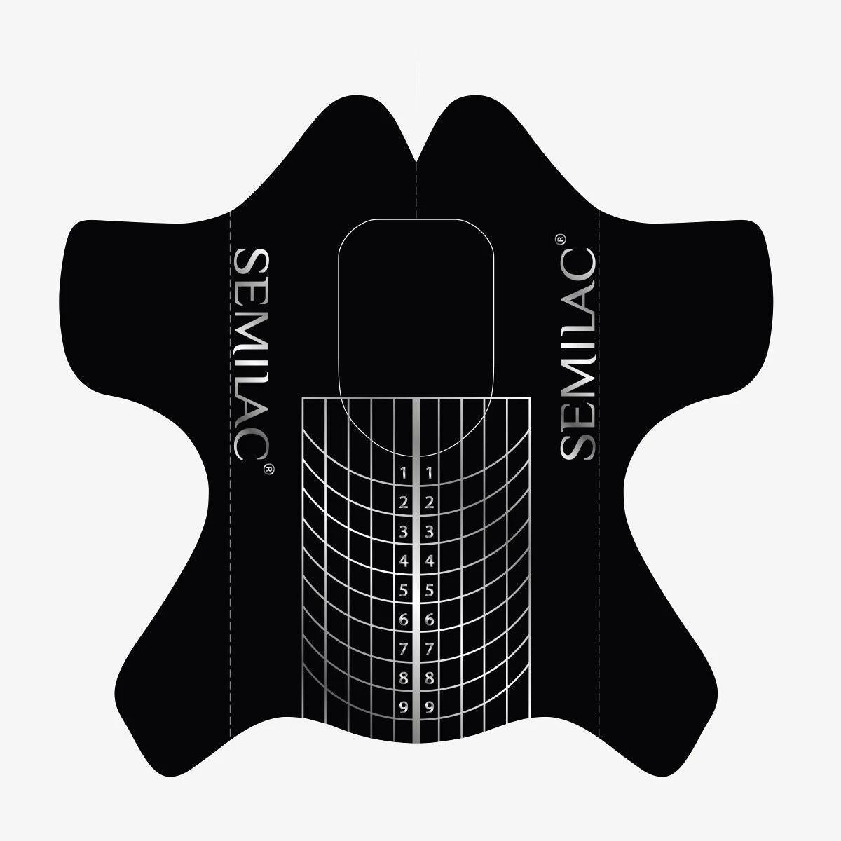 Semilac Shaper Wide Nail Forms 500 psc - Semilac UK