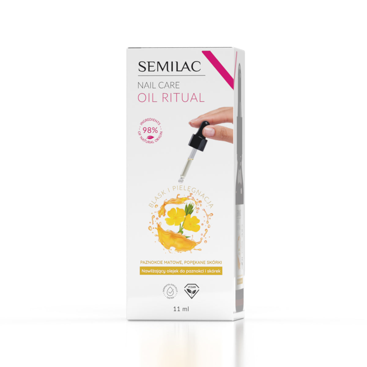 Semilac Moisturising Nail and Cuticle Oil 11 ml - Semilac UK