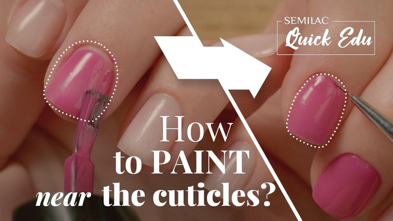How to Apply Gel Polish Near the Cuticles