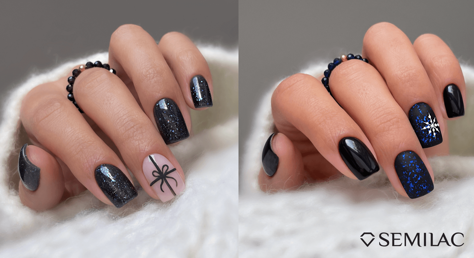 Enchant Your Nails with Holiday Cheer: Semilac Christmas Nail Art Ideas