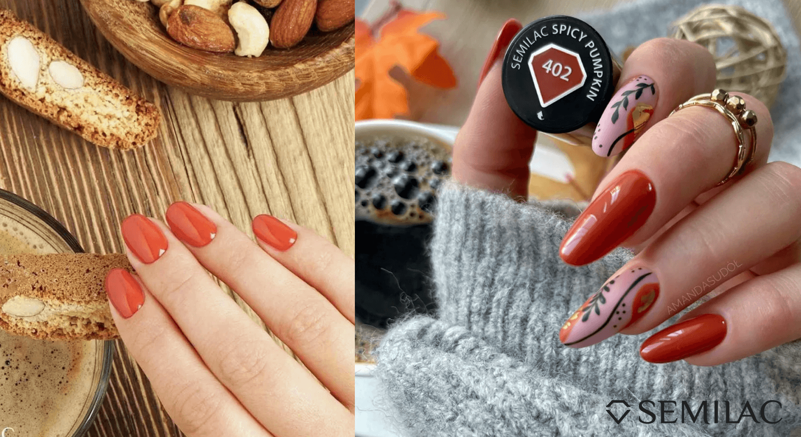 Autumn Inspirations with Semilac’s Colour Palette – Nail Styles for Cooler Days