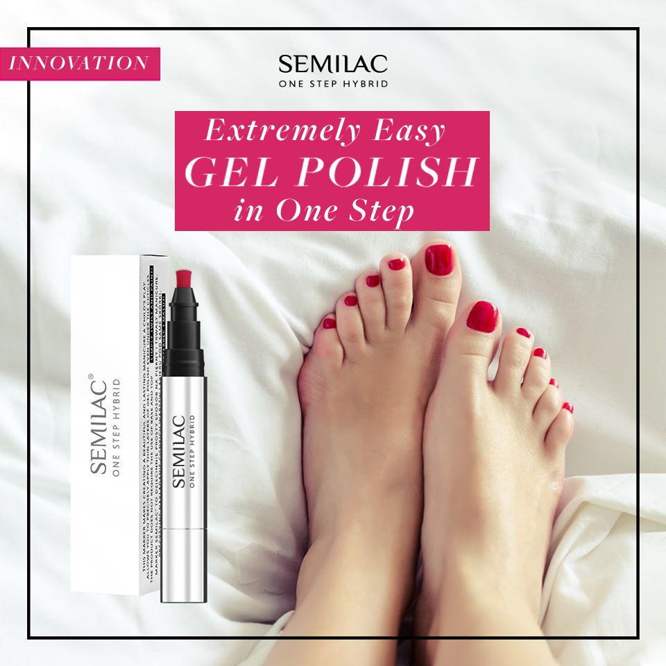 Perfect Pedicure with Semilac One Step Gel Polish Pen | Semilac Shop
