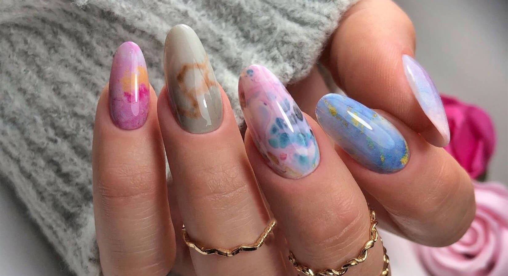 Marble nail🌸 | Gallery posted by Pr3tty | Lemon8