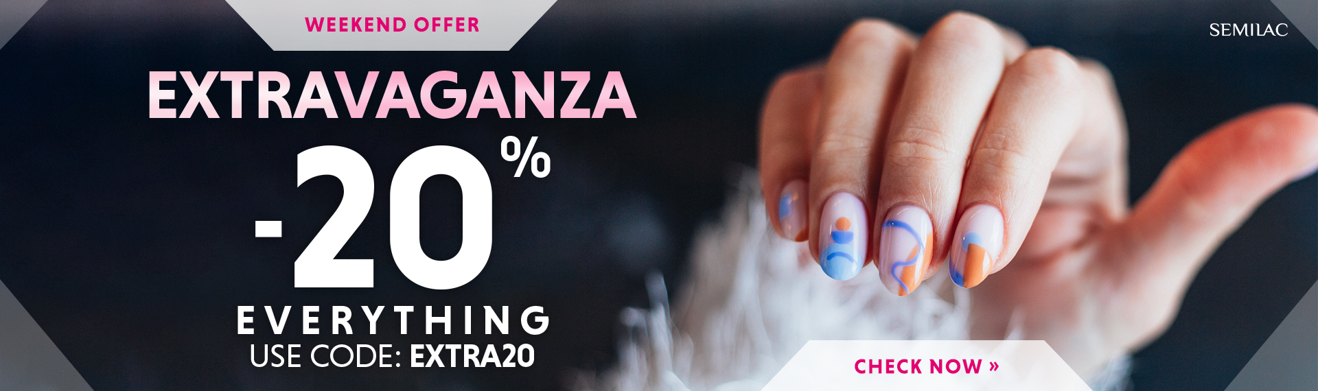 EXTRAVAGANZA -20% EVERYTHING WITH CODE: EXTRA20