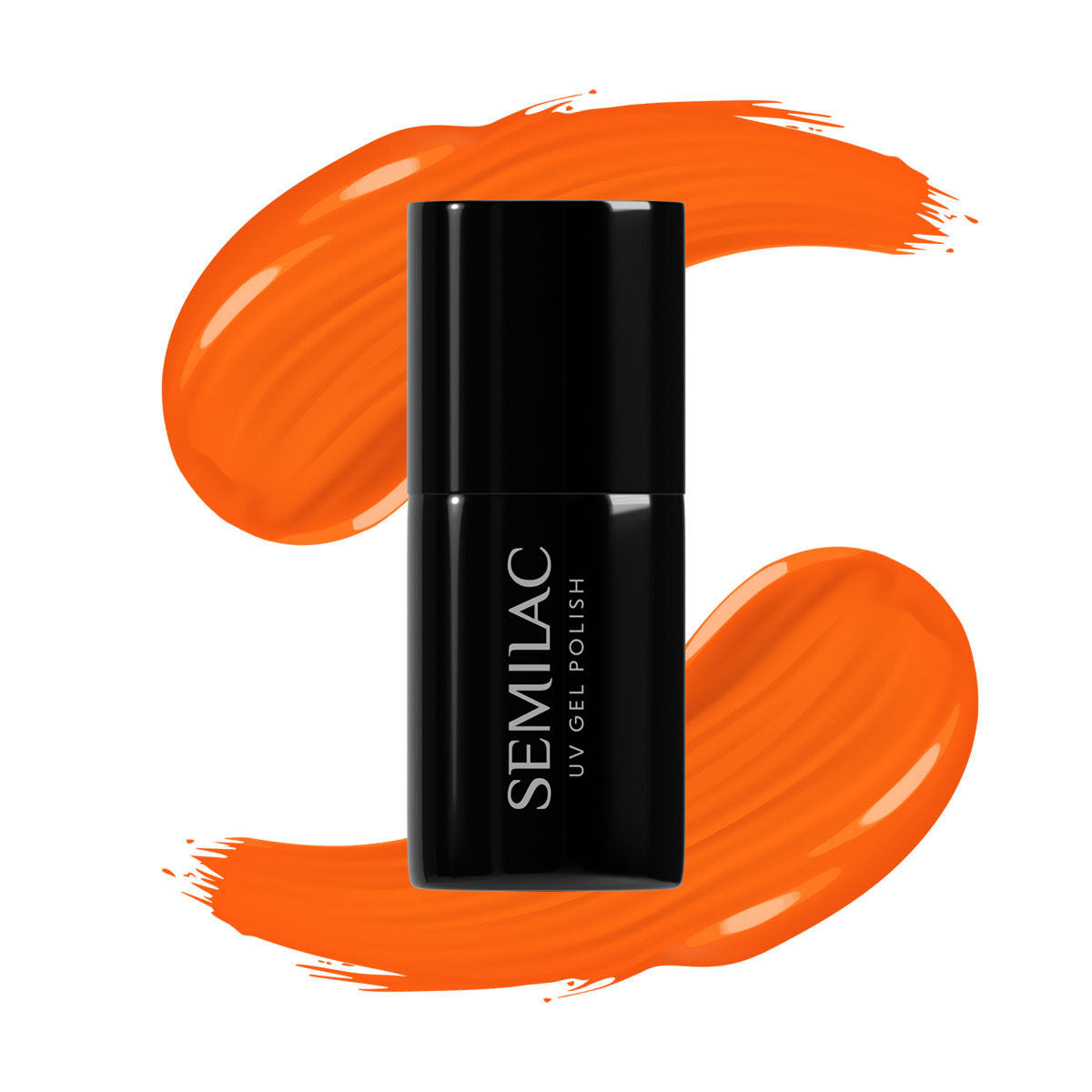 Semilac 045 Electric Orange UV Gel Polish 7ml - Semilac UK