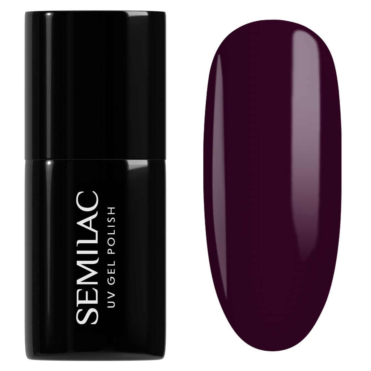 Semilac 099 Dark Purple Wine UV Gel Polish
