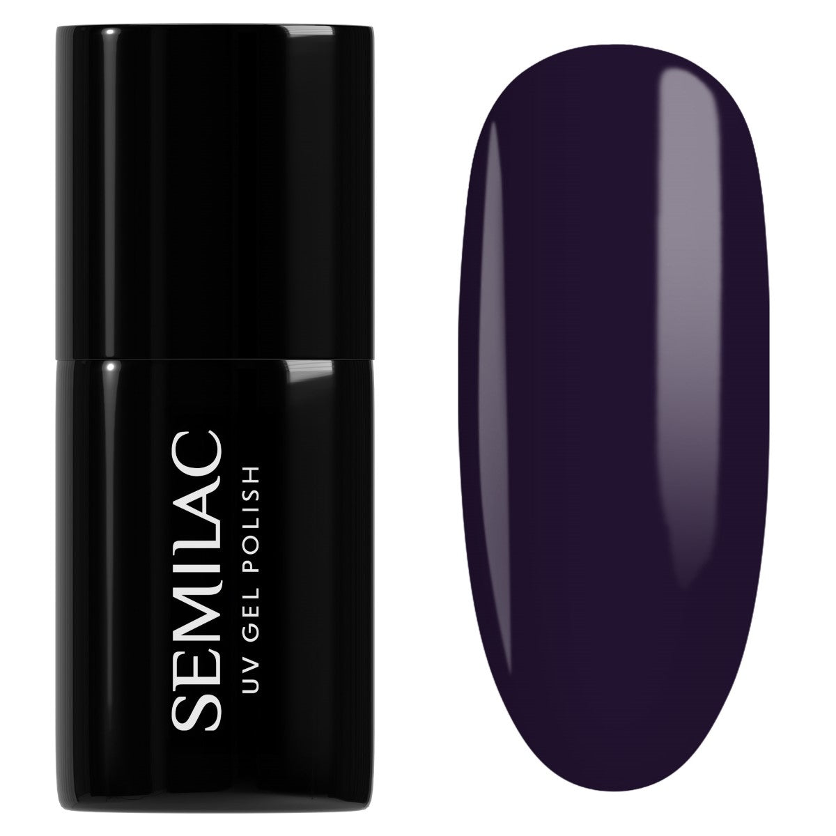 Semilac 100 Black Purple UV Gel Polish
