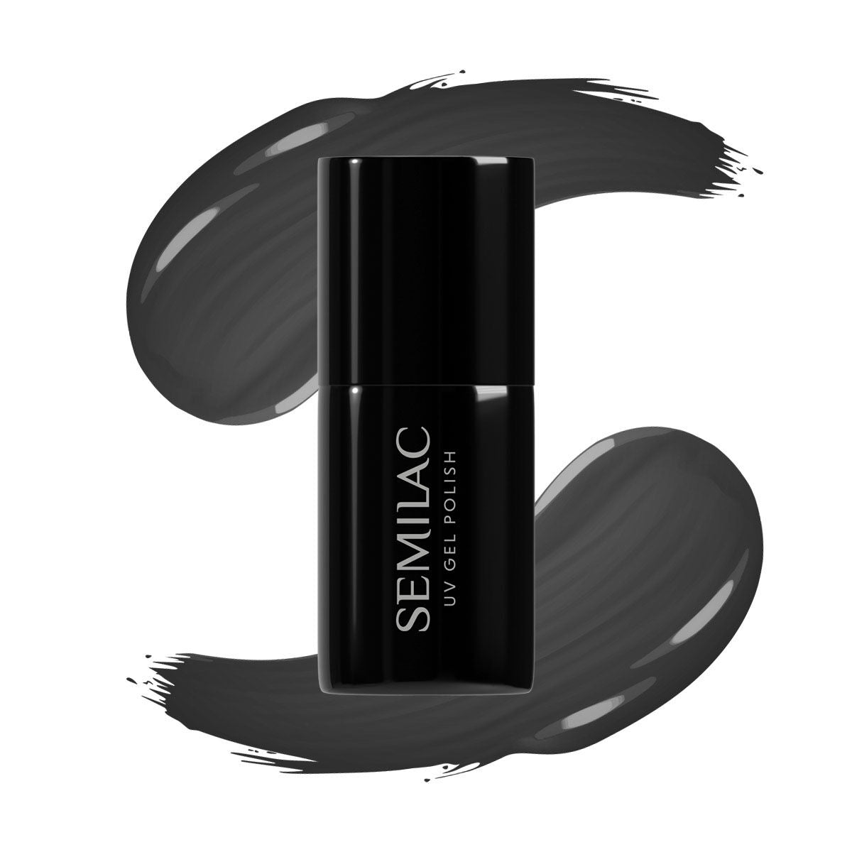 Semilac 108 Metallic Black UV Gel Polish 7ml - Semilac UK