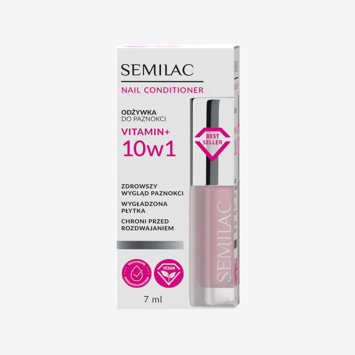 Semilac Nail Conditioner Vitamin+ 10in1 7ml - Semilac UK