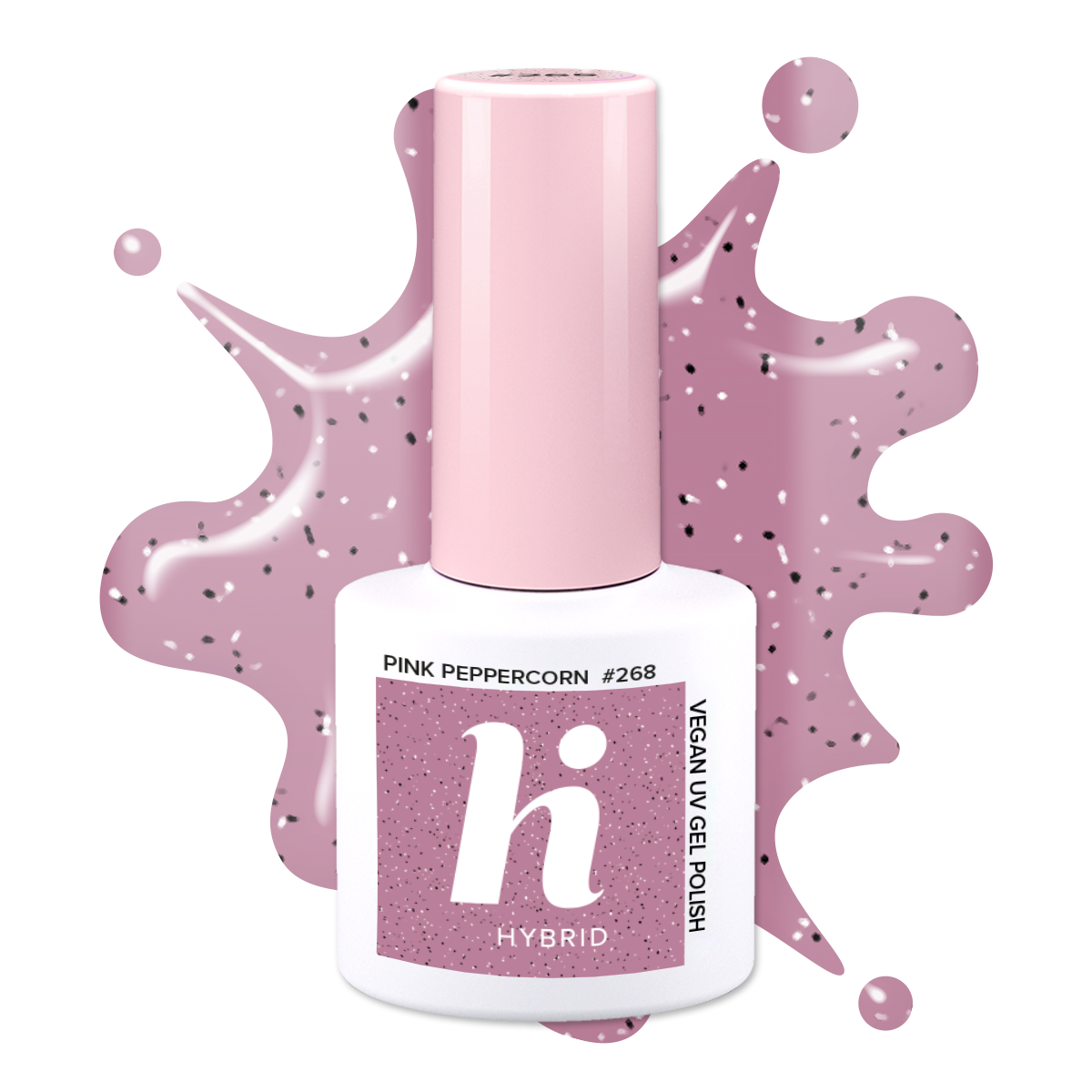 Hi Hybrid 268 Pink Peppercorn UV Gel Polish 5ml