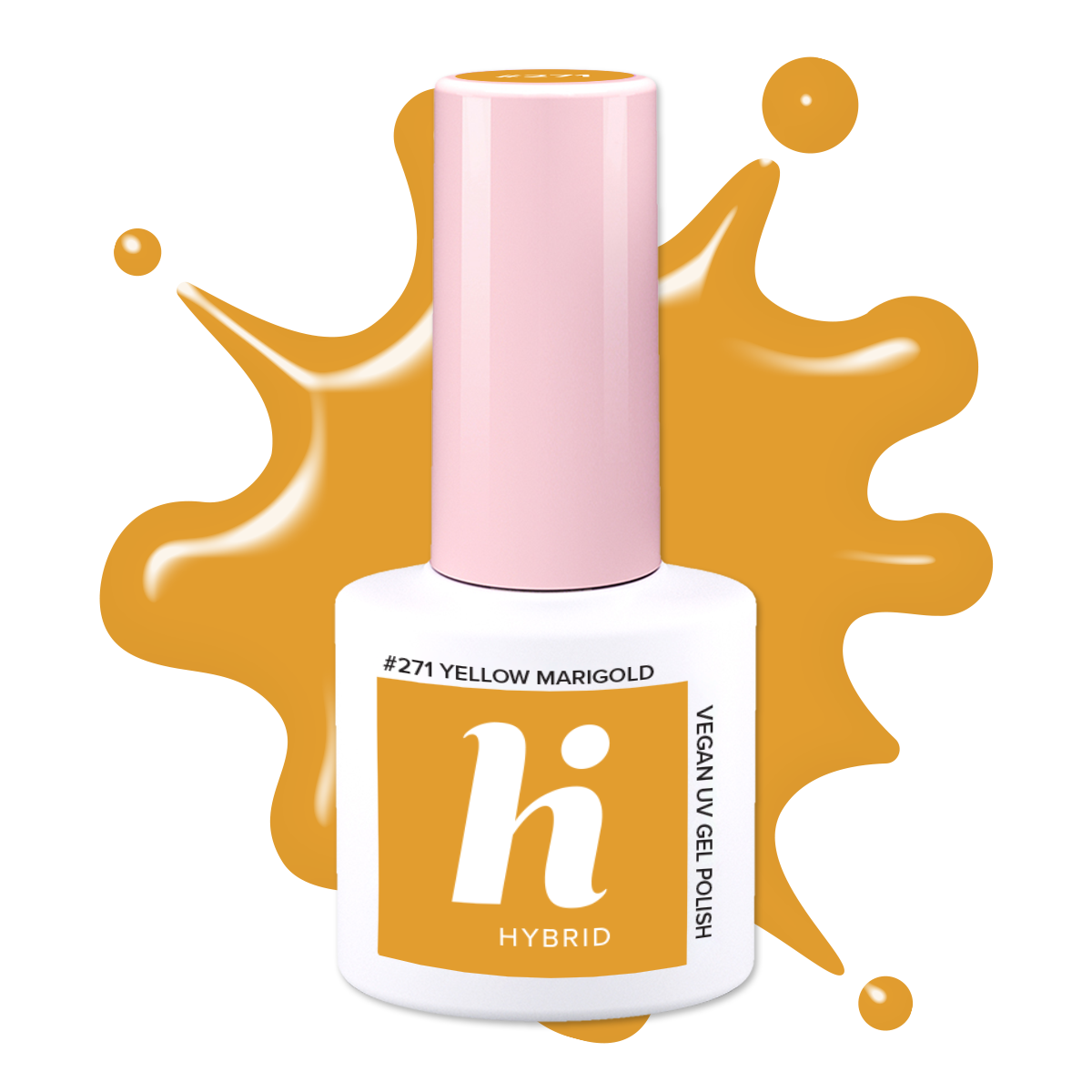 Hi Hybrid 271 Yellow Marigold UV Gel Polish 5ml